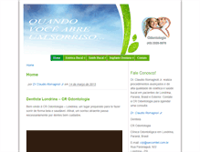 Tablet Screenshot of dentistalondrina.com